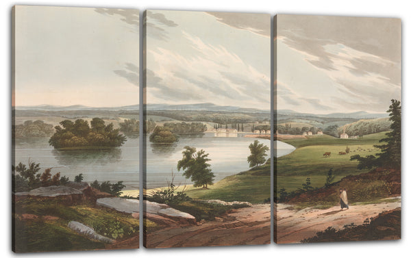 Leinwandbild Das Hudson River Portfolio - Fort Edward (Nr. 10 des Hudson River Portfolios)