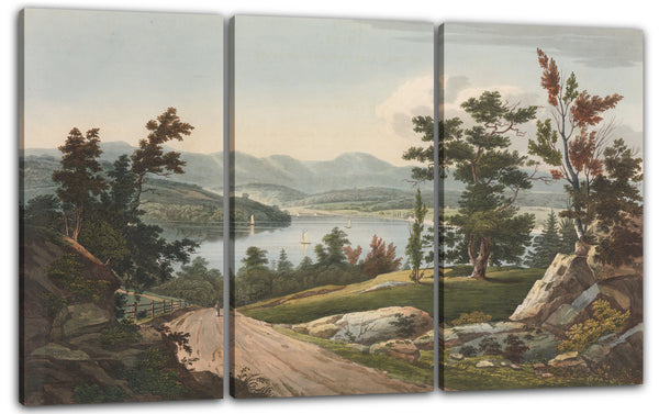 Leinwandbild Das Hudson River Portfolio - In der Nähe von Hudson (Nr. 15 (später Nr. 12) aus dem Hudson River Portfolio)