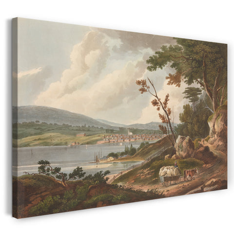 Leinwandbild Das Hudson River Portfolio - Newburg [Newburgh] (Nr. 14 des Hudson River Portfolios)