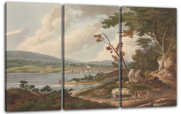 Leinwandbild Das Hudson River Portfolio - Newburg [Newburgh] (Nr. 14 des Hudson River Portfolios)