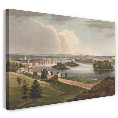 Leinwandbild Das Hudson River Portfolio - Troja vom Berg Ida (Nr. 11 des Hudson River Portfolios)