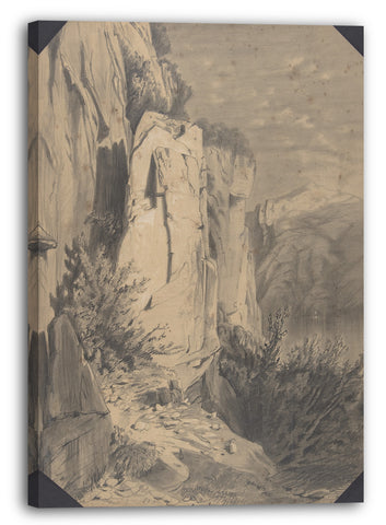 Leinwandbild Alexandre Calame - Fores et Montagnes