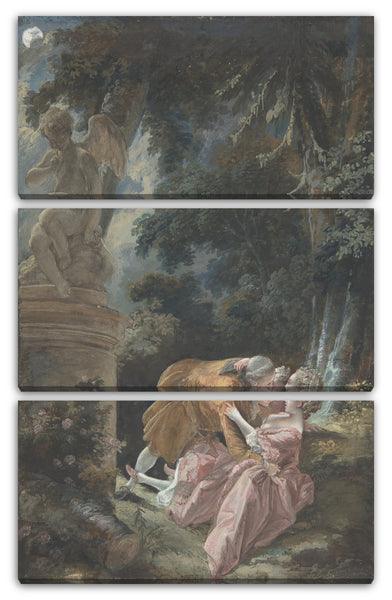 Leinwandbild Pierre Antoine Baudouin - La Nuit (Nacht)