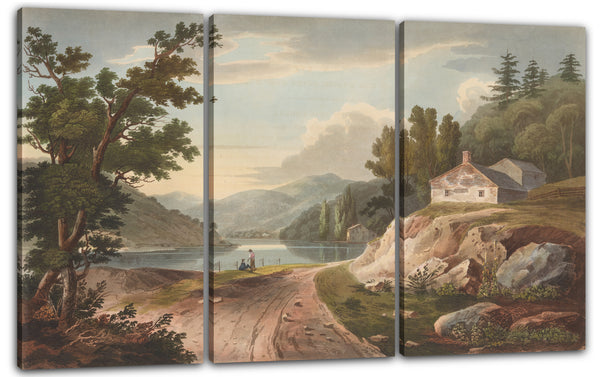 Leinwandbild Das Hudson River Portfolio - Ansicht in der Nähe von Fishkill (Nr. 17 des Hudson River Portfolio)