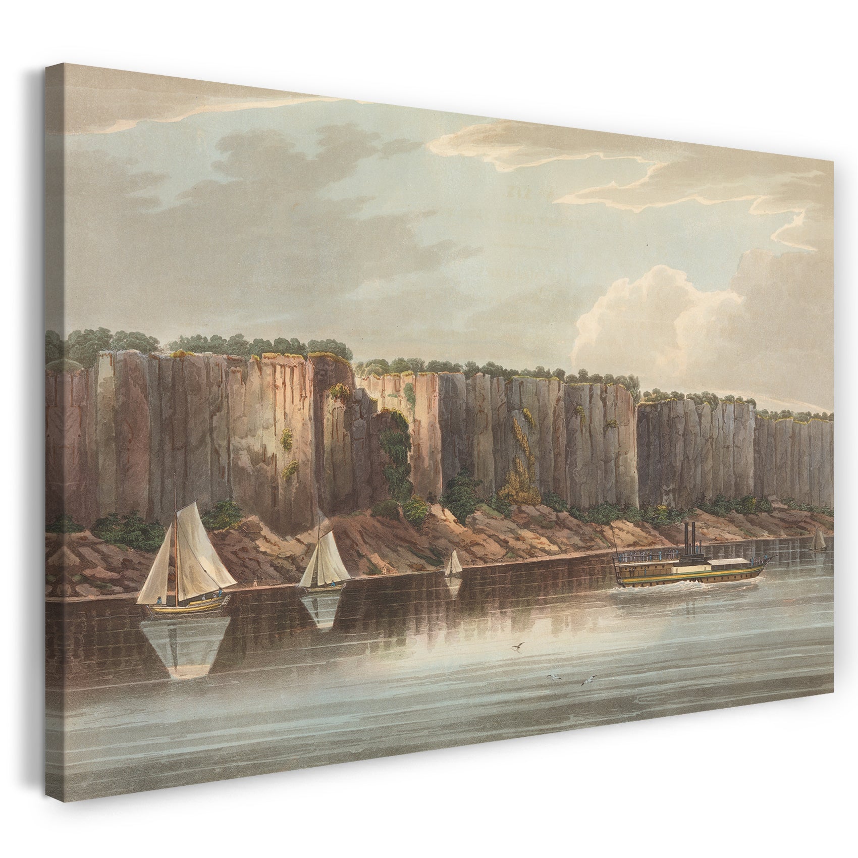 Leinwandbild Das Hudson River Portfolio - Die Palisaden (Nr. 19 des Hudson River Portfolio)