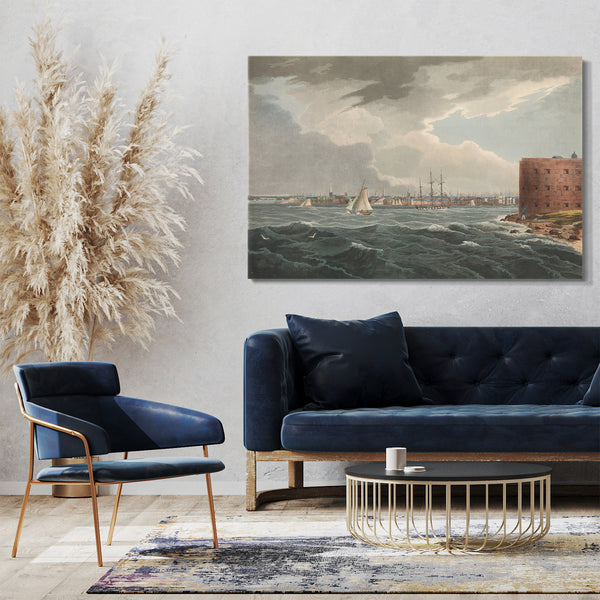 Leinwandbild Das Hudson River Portfolio - New York, von Governor's Island (Nr. 20 des Hudson River Portfolios)