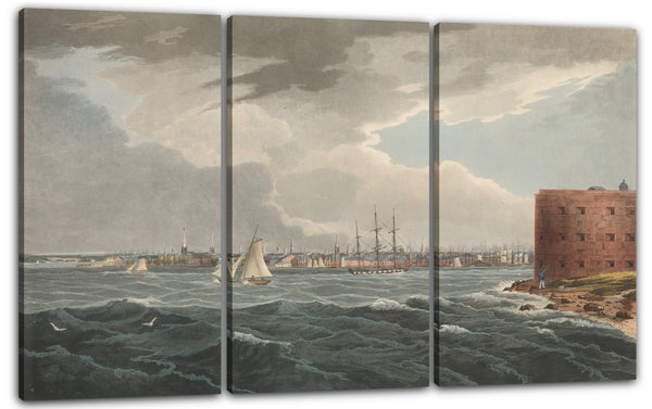 Leinwandbild Das Hudson River Portfolio - New York, von Governor's Island (Nr. 20 des Hudson River Portfolios)