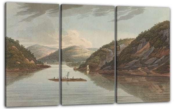 Leinwandbild Das Hudson River Portfolio - In der Nähe von Fort Montgomery (Nr. 22 (später zu Nr. 18 geändert) von The Hudson River Portfolio)