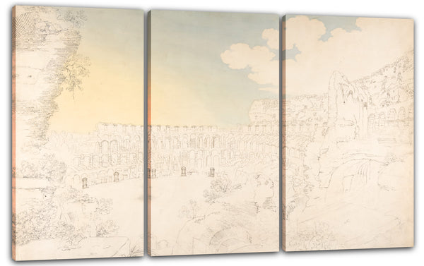 Leinwandbild Franz Kaisermann - Innenansicht des Kolosseums