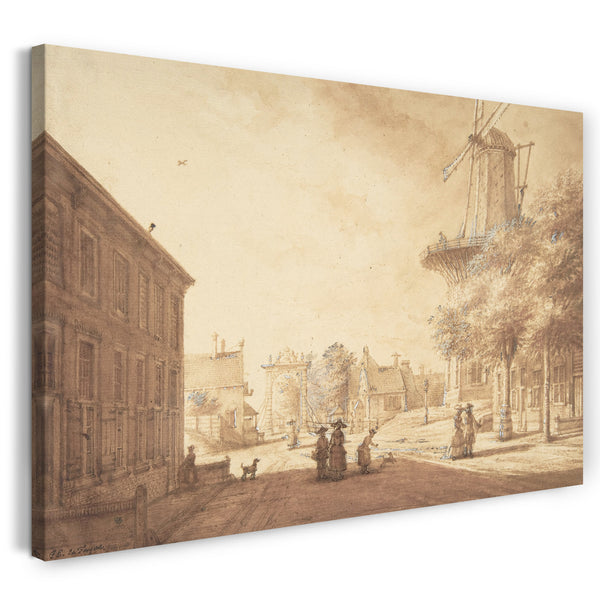 Leinwandbild Jacob Elias La Fargue - Eingang nach Den Haag aus dem Südosten