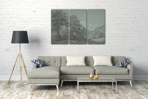 Leinwandbild Cantius Dillis - Landschaft bei Ruhpolding