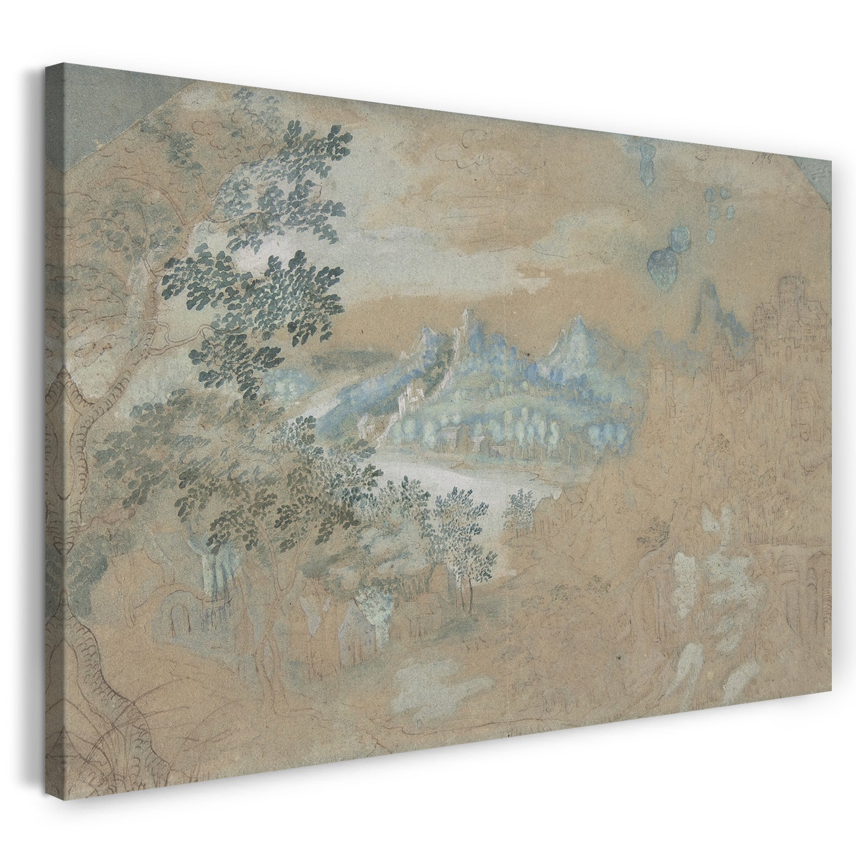 Leinwandbild Gillis van Coninxloo, Anhänger von - Landschaft