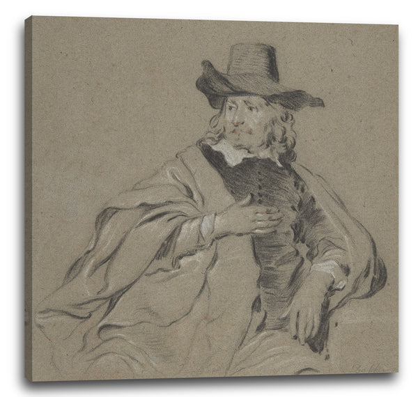 Leinwandbild Jacob Backer - Portrait eines Mannes