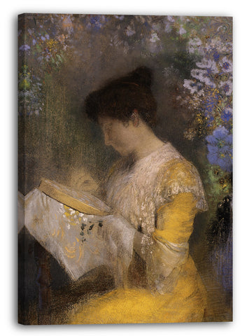 Leinwandbild Odilon Redon - Madame Arthur Fontaine (Marie Escudier, geb. 1865)