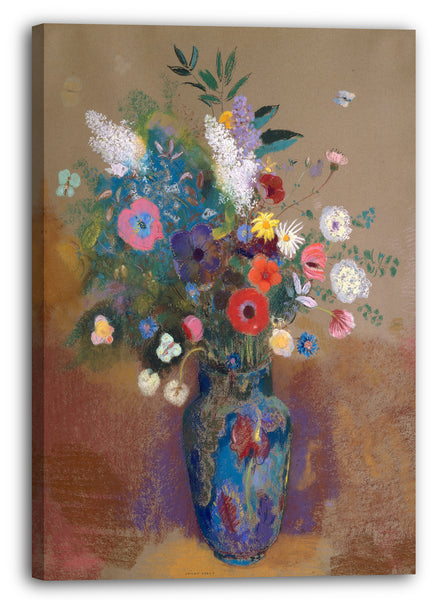 Leinwandbild Odilon Redon - Blumenstrauß
