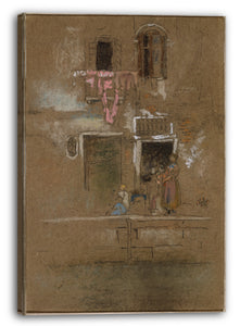 Leinwandbild James McNeill Whistler - Hinweis in Pink und Braun