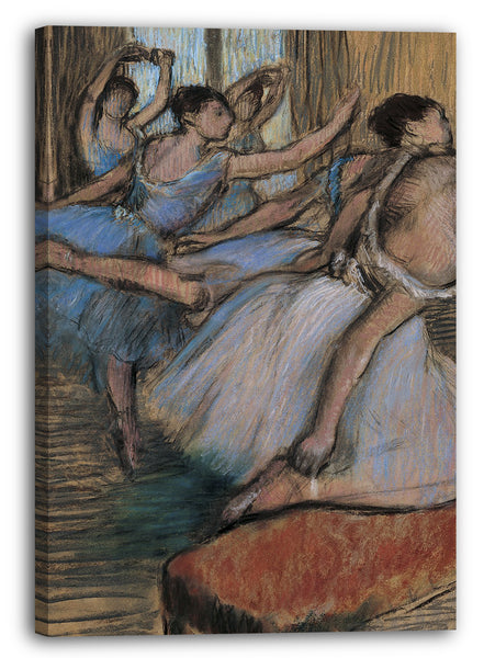 Leinwandbild Edgar Degas - Die Tänzer