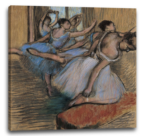 Leinwandbild Edgar Degas - Die Tänzer