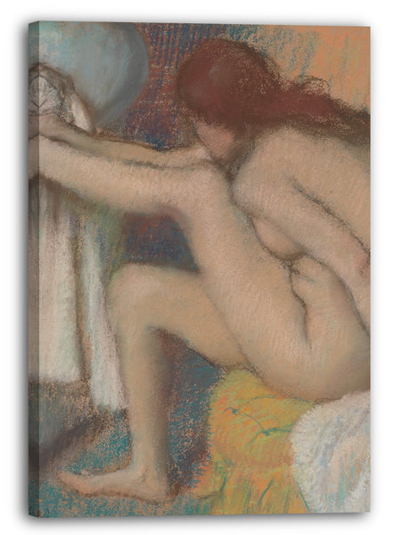 Leinwandbild Edgar Degas - Frau, die ihren Fuß trocknet