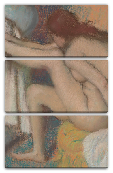 Leinwandbild Edgar Degas - Frau, die ihren Fuß trocknet