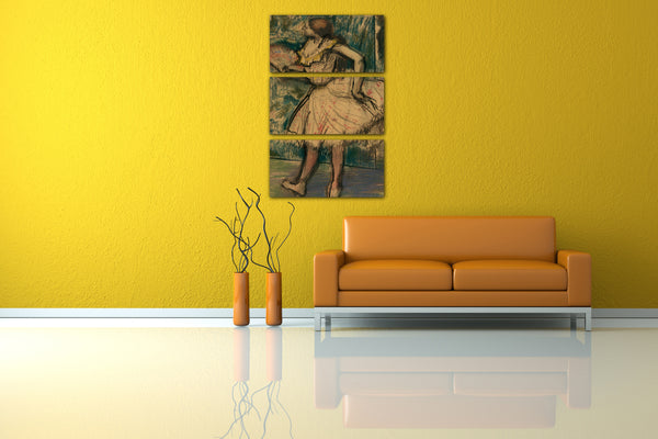 Leinwandbild Edgar Degas - Tänzer mit einem Fächer