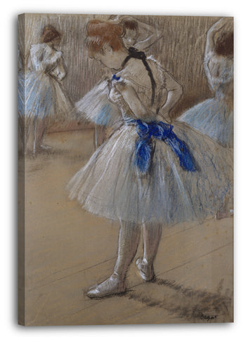 Leinwandbild Edgar Degas - Tänzer