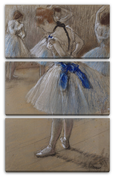 Leinwandbild Edgar Degas - Tänzer