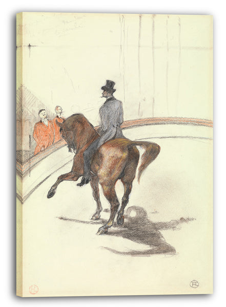 Leinwandbild Henri de Toulouse-Lautrec - Im Zirkus: Der spanische Gang (Au Cirque: Le Pas espagnol)