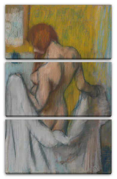 Leinwandbild Edgar Degas - Frau mit einem Handtuch