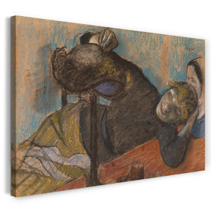 Leinwandbild Edgar Degas - Der Hutmacher