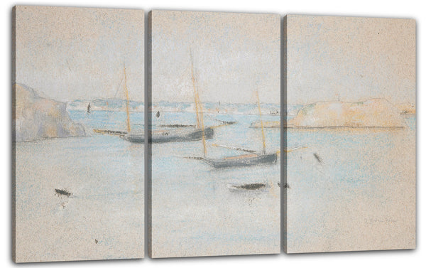 Leinwandbild Julian Alden Weir - Boote