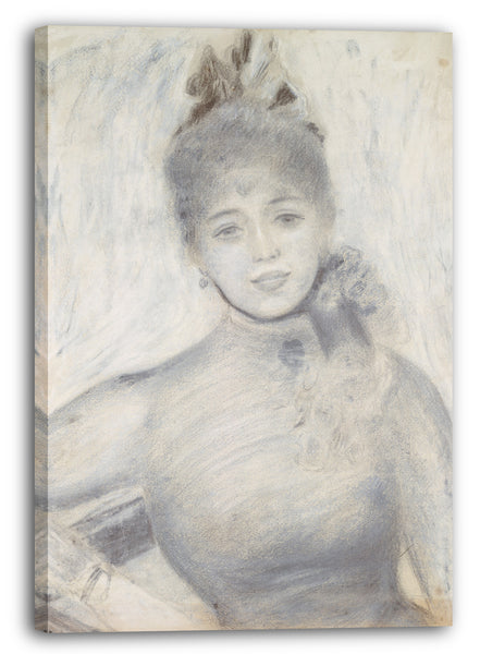 Leinwandbild Auguste Renoir - Porträt von Séverine