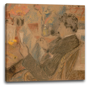 Leinwandbild Georges Lemmen - Porträt von Jan Toorop