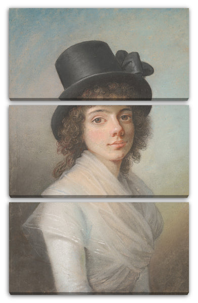 Leinwandbild Jens Jørgensen Juel - Porträt von Petronella Cornelia Rømeling