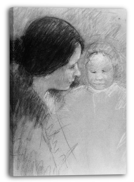Leinwandbild Mary Cassatt - Mutter und Kind