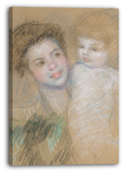 Leinwandbild Mary Cassatt - Mutter und Kind