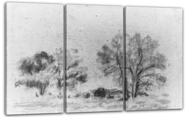Leinwandbild Arthur B. Davies - Herbstbäume