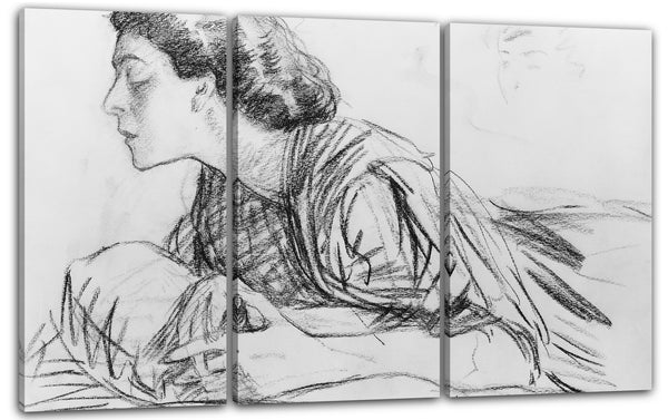 Leinwandbild Bryson Burroughs - Porträt von Nazimova