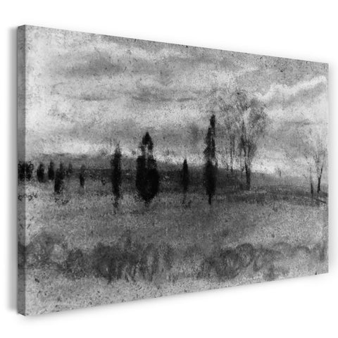 Leinwandbild Arthur B. Davies - Landschaft: Felder