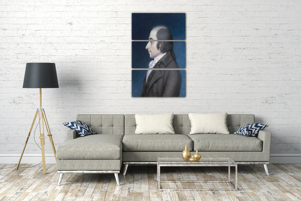Leinwandbild James Sharples - Albert Gallatin