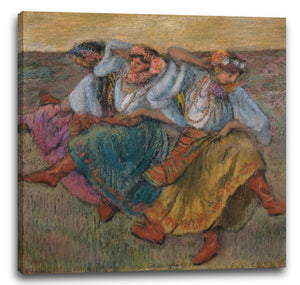 Leinwandbild Edgar Degas - Russische Tänzer
