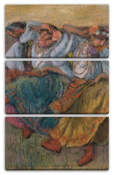 Leinwandbild Edgar Degas - Russische Tänzer