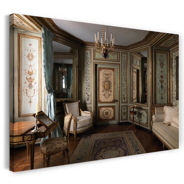 Leinwandbild Pierre-Adrien Paris - Boudoir aus dem Hôtel de Crillon