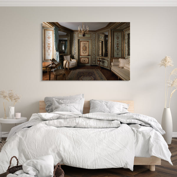Leinwandbild Pierre-Adrien Paris - Boudoir aus dem Hôtel de Crillon