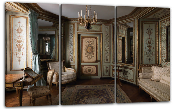 Leinwandbild Pierre-Adrien Paris - Boudoir aus dem Hôtel de Crillon
