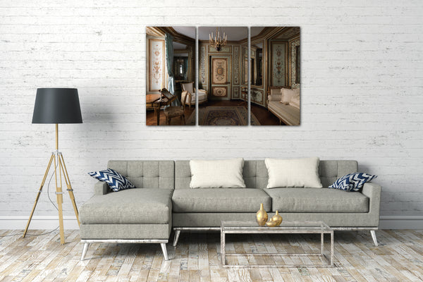 Leinwandbild Pierre-Adrien Paris - Boudoir aus dem Hôtel de Crillon