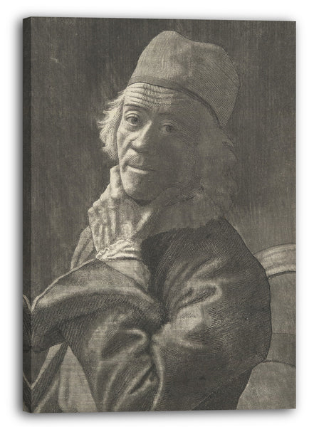 Leinwandbild Jean Étienne Liotard - Selbstporträt