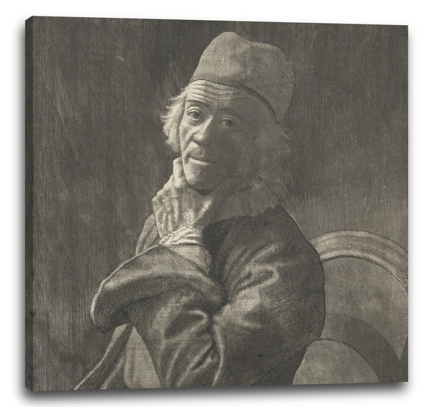 Leinwandbild Jean Étienne Liotard - Selbstporträt