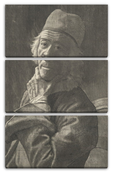 Leinwandbild Jean Étienne Liotard - Selbstporträt