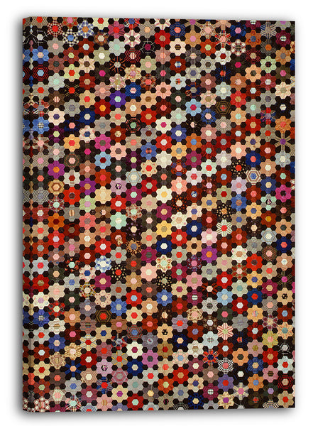 Leinwandbild Anne Aufnahme - Steppdecke, Hexagon oder Mosaikmuster
